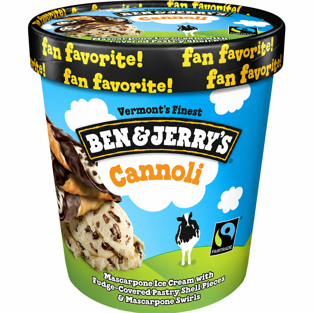 Ben & Jerry's Cannoli ice cream tub