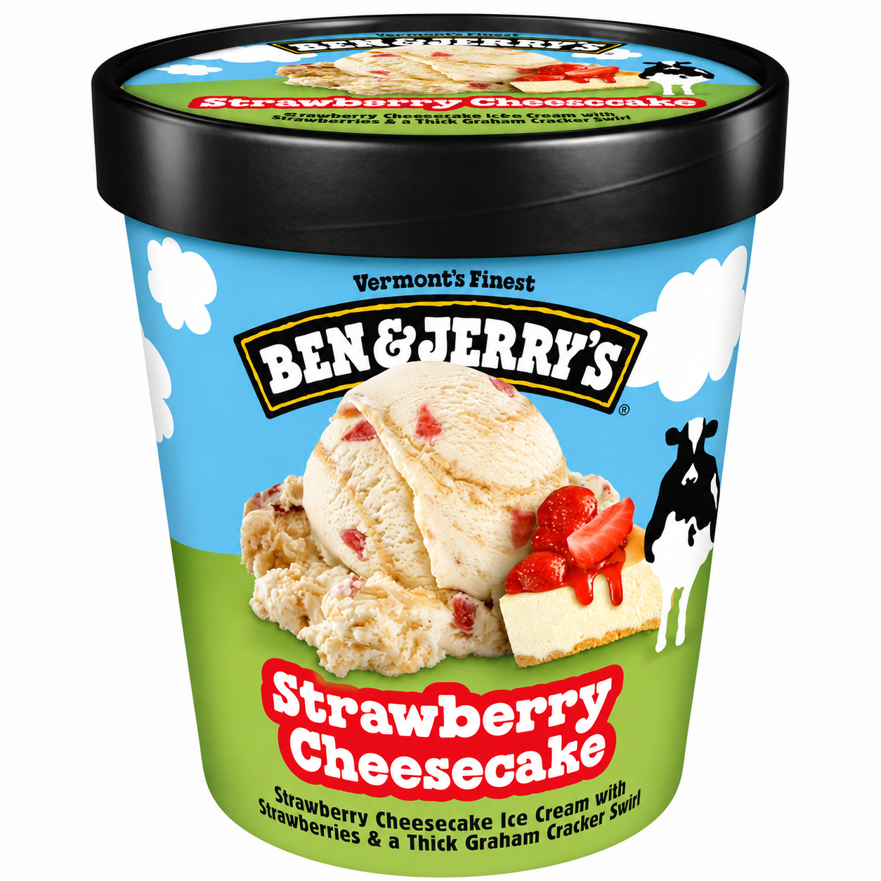 Ben & Jerry’s strawberry cheesecake ice cream
