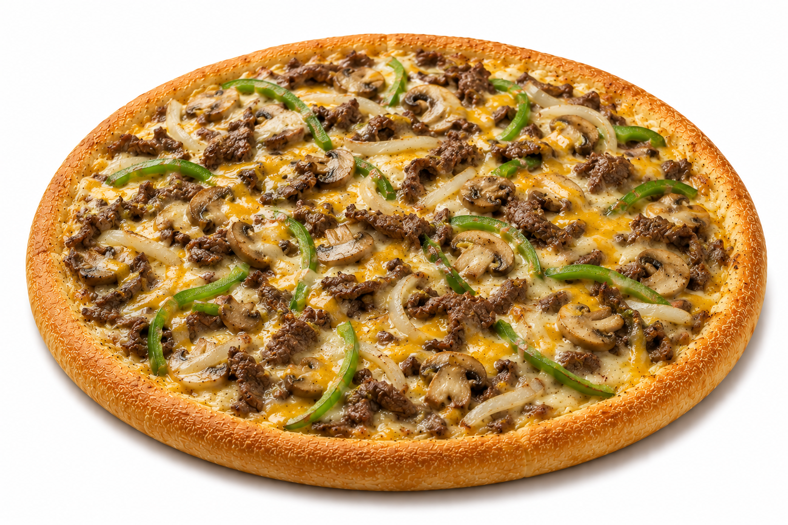 Cheese Steak Pizza