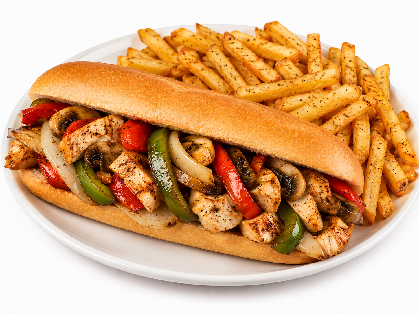 Chicken Bomb Sub Fries