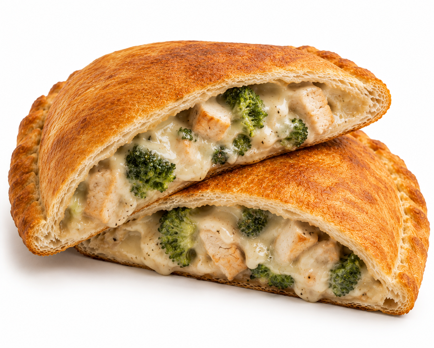 Chicken Broccoli Alfredo Calzone