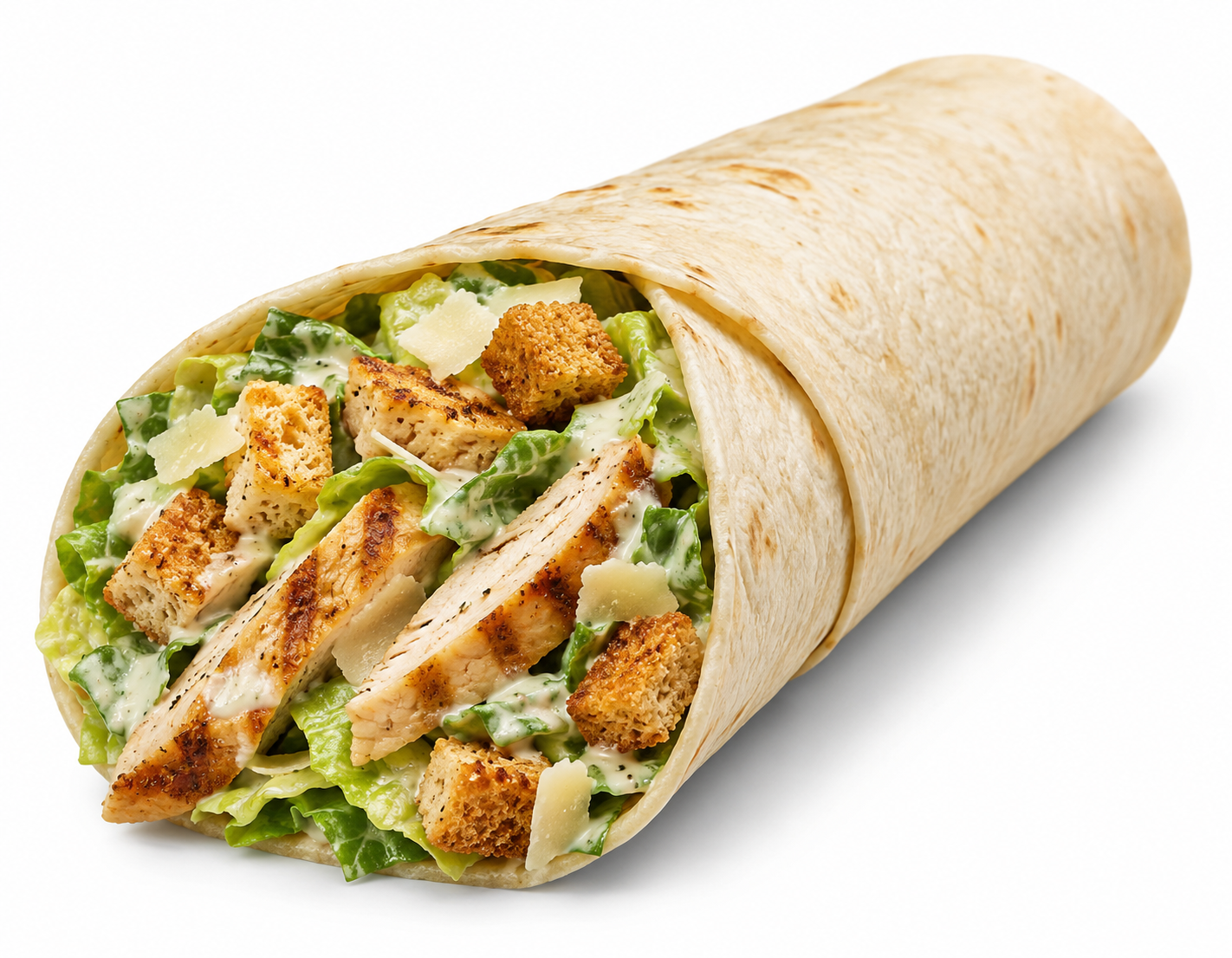 chicken caesar wrap