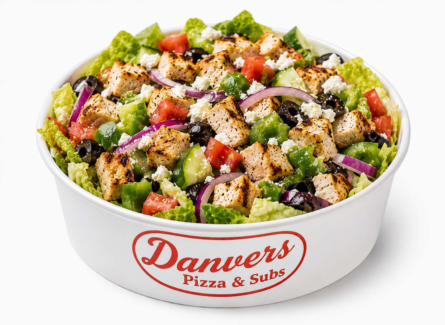 chicken kabob salad