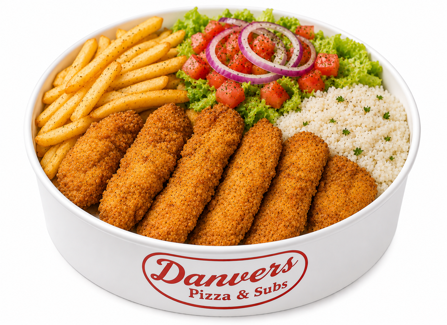 chicken tender plate