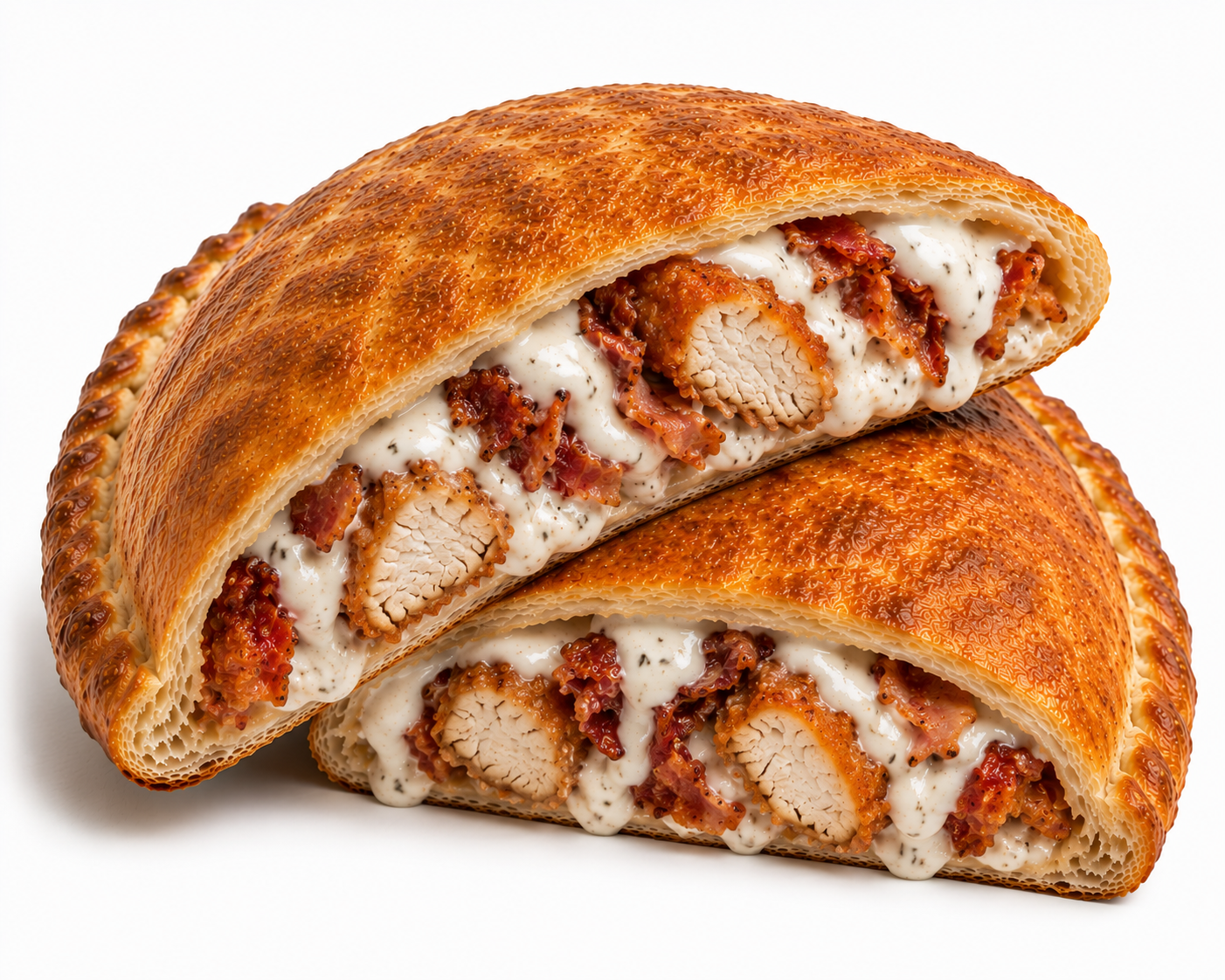 Fried Chicken & BACON Ranch Calzone