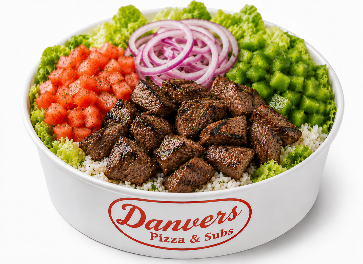 steak tip rice bowl
