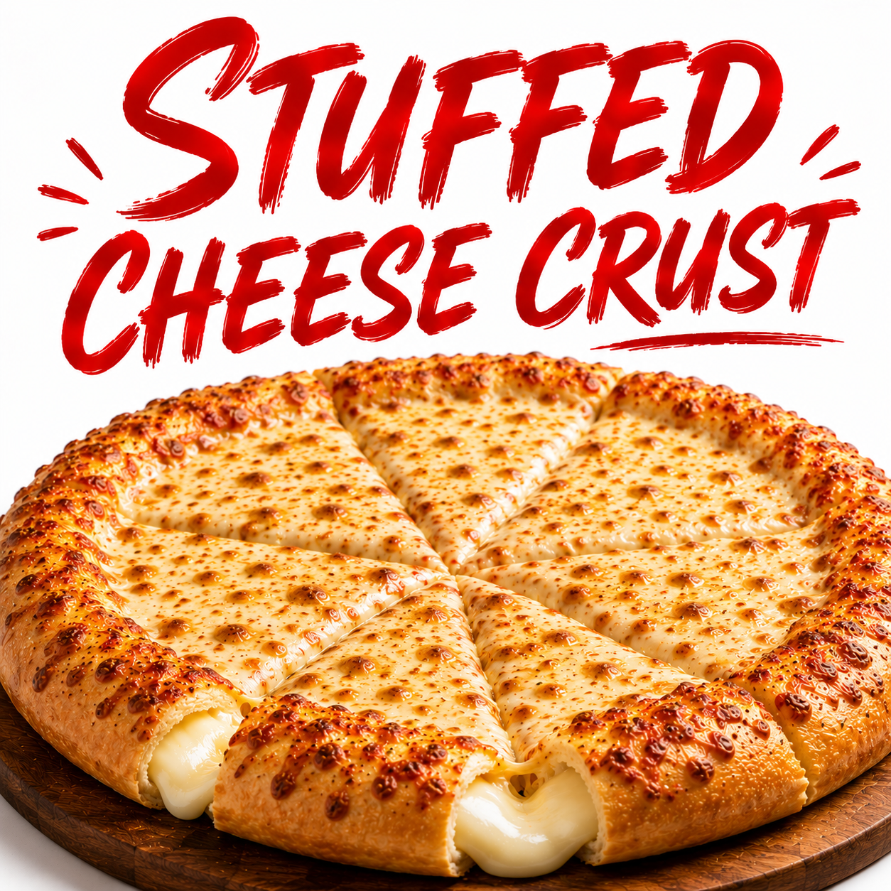 Stuffed Cheese Crust Pizza