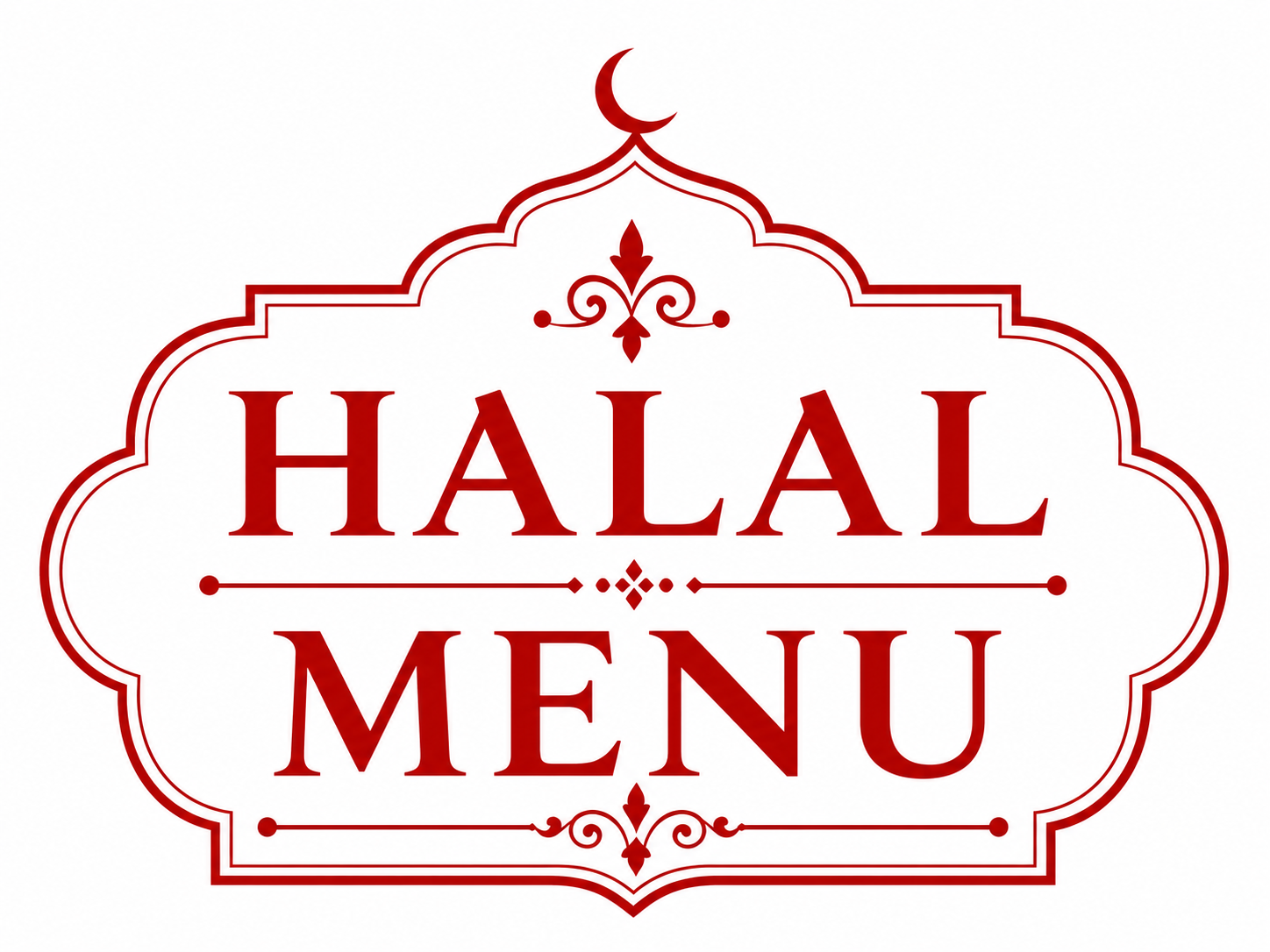 Halal Menu